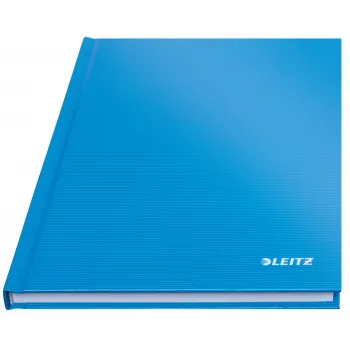 Leitz Solid kietas viršelis užrašų knygelė A5 languota 90 g 80 lapų, mėlyna
