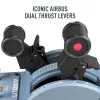 Thrustmaster TCA Quadrant Airbus Edition Black, Blue – Droselinis skydelis aviacijos simuliatoriams