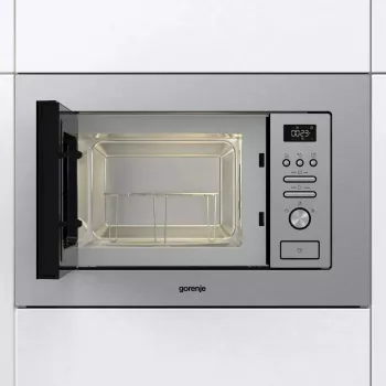 Gorenje BM201AG1X Įmontuojama grilio mikrobangų krosnelė 20 L 800 W Nerūdijantis plienas