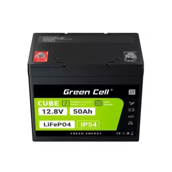 UPS baterija Green Cell LFPGC12V50AH LiFePO4 12V 50Ah 640Wh, 75A iškrova