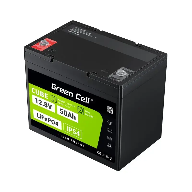UPS baterija Green Cell LFPGC12V50AH LiFePO4 12V 50Ah 640Wh, 75A iškrova