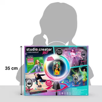 Sukamasis studijos rinkinys Canal Toys INF028CL 360 laipsnių – vaikų kūrybinis rinkinys