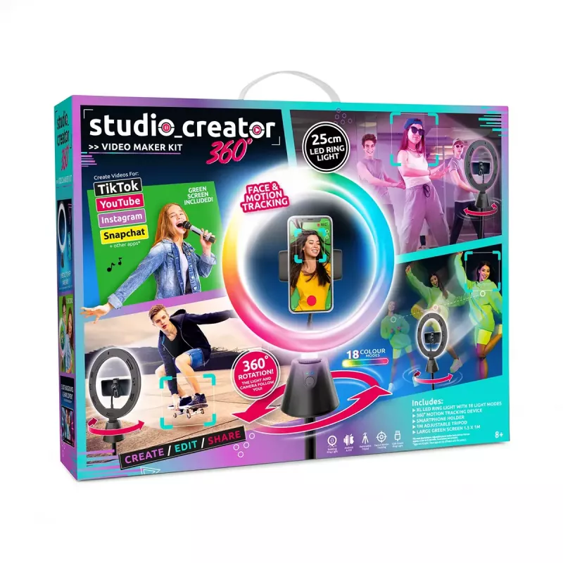 Sukamasis studijos rinkinys Canal Toys INF028CL 360 laipsnių – vaikų kūrybinis rinkinys