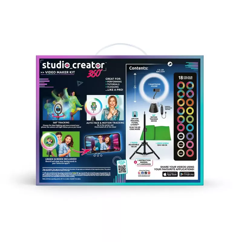 Sukamasis studijos rinkinys Canal Toys INF028CL 360 laipsnių – vaikų kūrybinis rinkinys