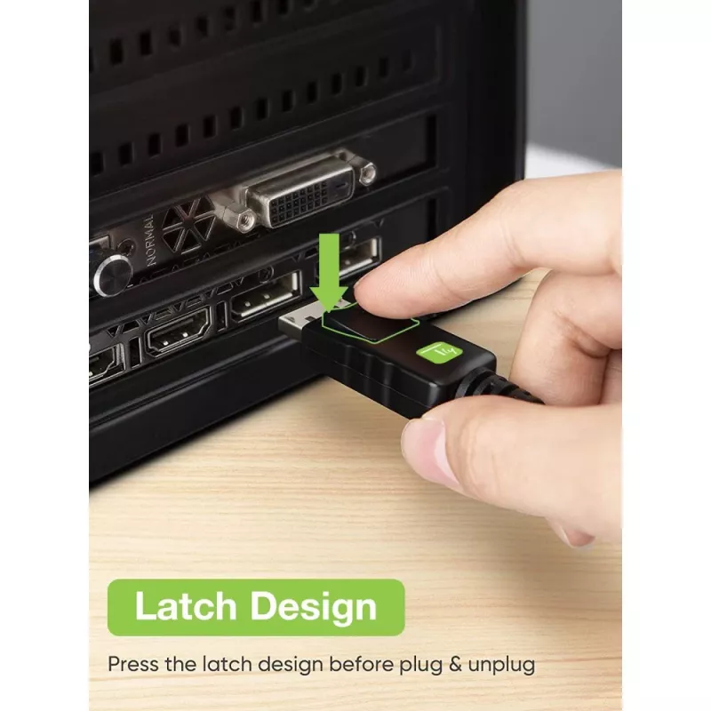 Techly Monitor DisplayPort į VGA laidas 1,8 m ICOC DSP-V-018