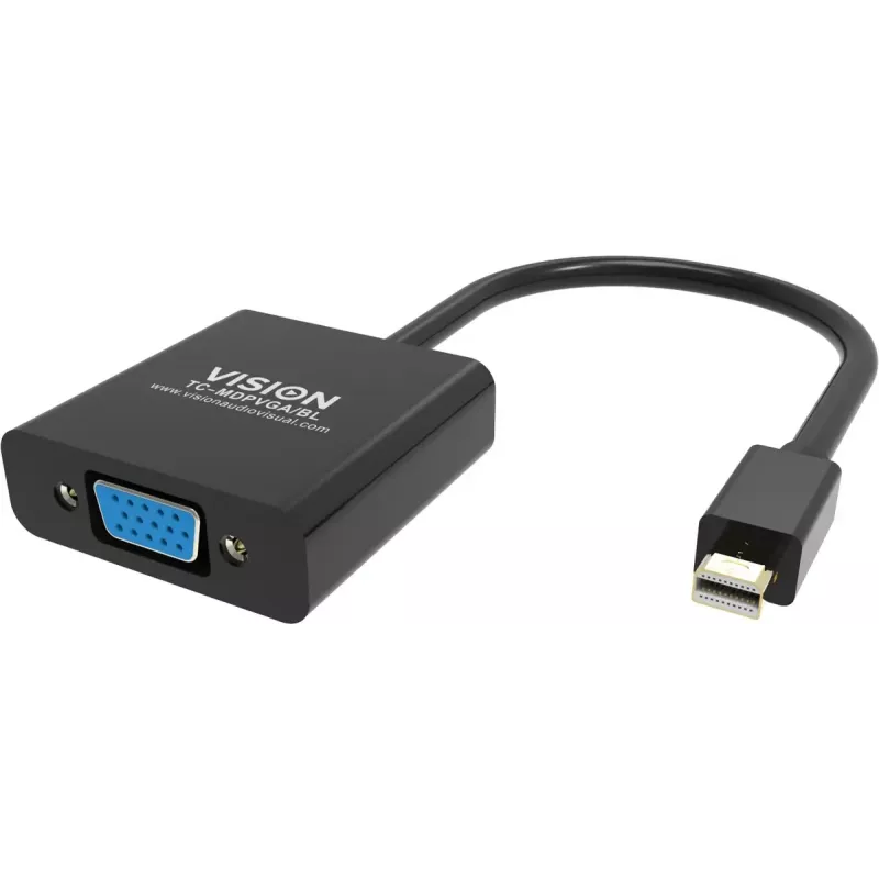 Vaizdo kabelio adapteris Mini DisplayPort VGA Vision TC-MDPVGA/BL