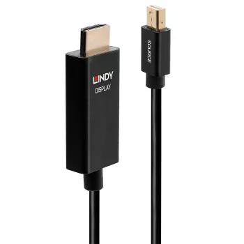 Lindy 1 m aktyvus Mini DisplayPort į HDMI laidas su HDR