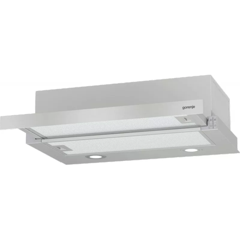 Gorenje TH62E4X ištraukiamasis (semi built-in) nerūdijančio plieno gartraukis, 450 m³/h