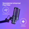 Žaidimų ausinės HyperX Shield 0 su RGB apšvietimu ir tvirta konstrukcija