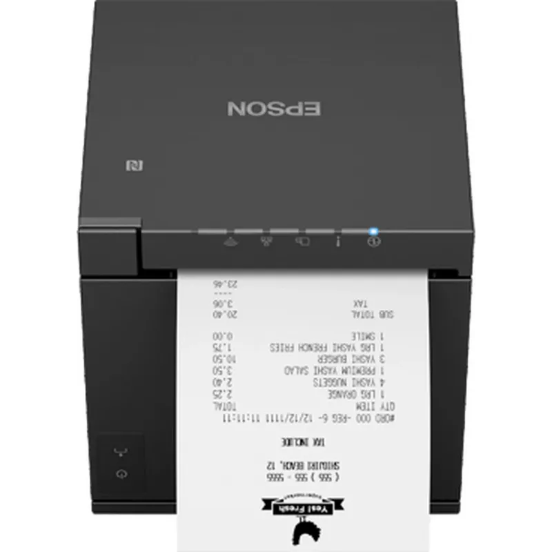 Terminis kvitų spausdintuvas Epson TM-m30III Wired Thermal Printer Juodas