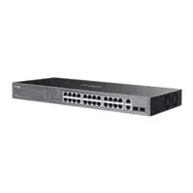 TP-LINK OMADA ES228GP 26x GbE 24x PoE+ valdomas jungiklis, 19 inch montavimui