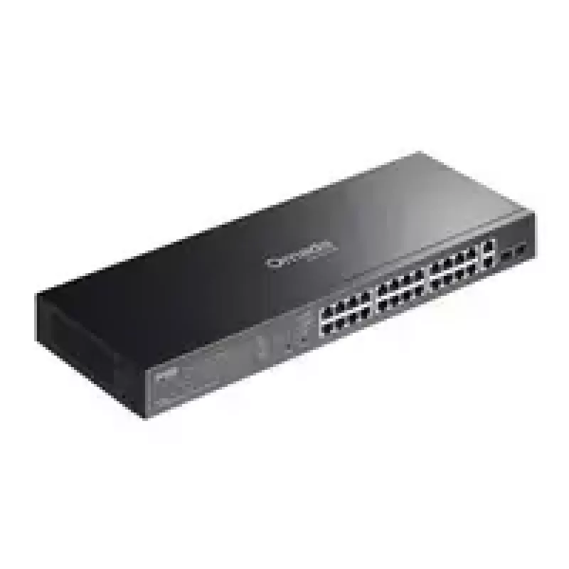 TP-LINK OMADA ES228GP 26x GbE 24x PoE+ valdomas jungiklis, 19 inch montavimui