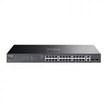 TP-LINK OMADA ES228GP 26x GbE 24x PoE+ valdomas jungiklis, 19 inch montavimui