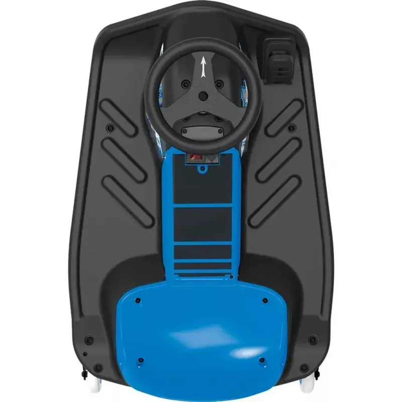 Elektrinis driftinis kartas Razor Crazy Cart Shift — mėlynas, 90 W variklis, 12 V baterija, iki 13 km/h, maks. 54 kg