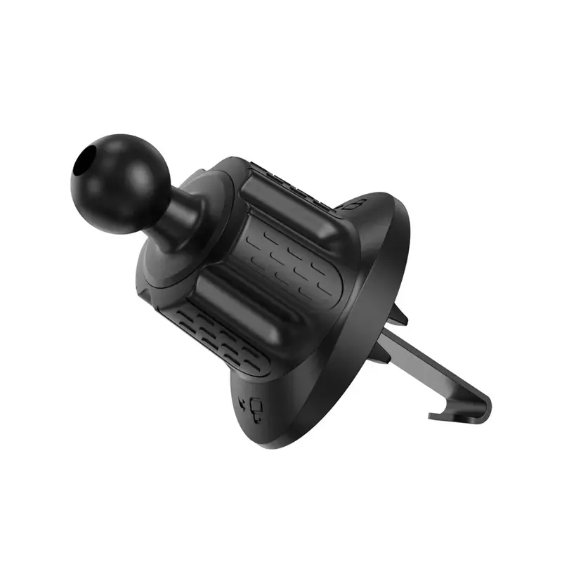 Crong Carclip Air Vent laikiklis telefonui į automobilio ventiliacijos groteles, juodos anglies spalvos