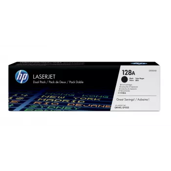 HP 128A 2 vnt. juodi originalūs LaserJet kasečiai, 4000 puslapių
