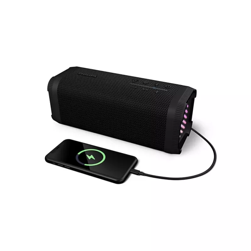 Nešiojamas monogarsiakalbis Philips TAS5000EB, 35 W RMS, 2 krypčių, Bluetooth, 30 m atstumas, juodas