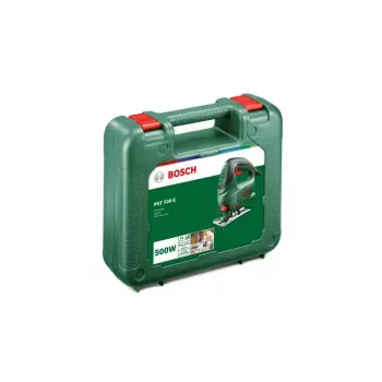 Dėlionė Bosch PST 700 E, viršutinė rankena, 500 W, 3100 smūgių/min, 70 mm medienos pjovimas, 45° kampas