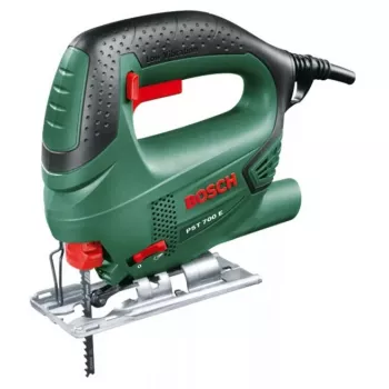 Dėlionė Bosch PST 700 E, viršutinė rankena, 500 W, 3100 smūgių/min, 70 mm medienos pjovimas, 45° kampas