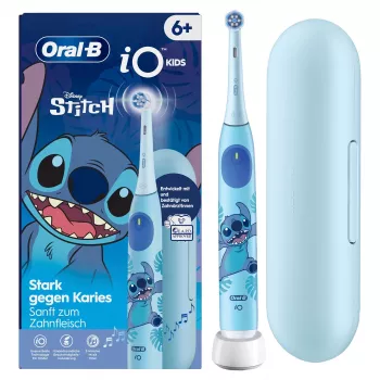 Vaikų besisukantis elektrinis dantų šepetėlis Oral-B iO Kids Stitch mėlynas