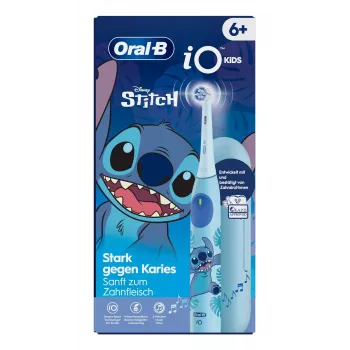 Vaikų besisukantis elektrinis dantų šepetėlis Oral-B iO Kids Stitch mėlynas