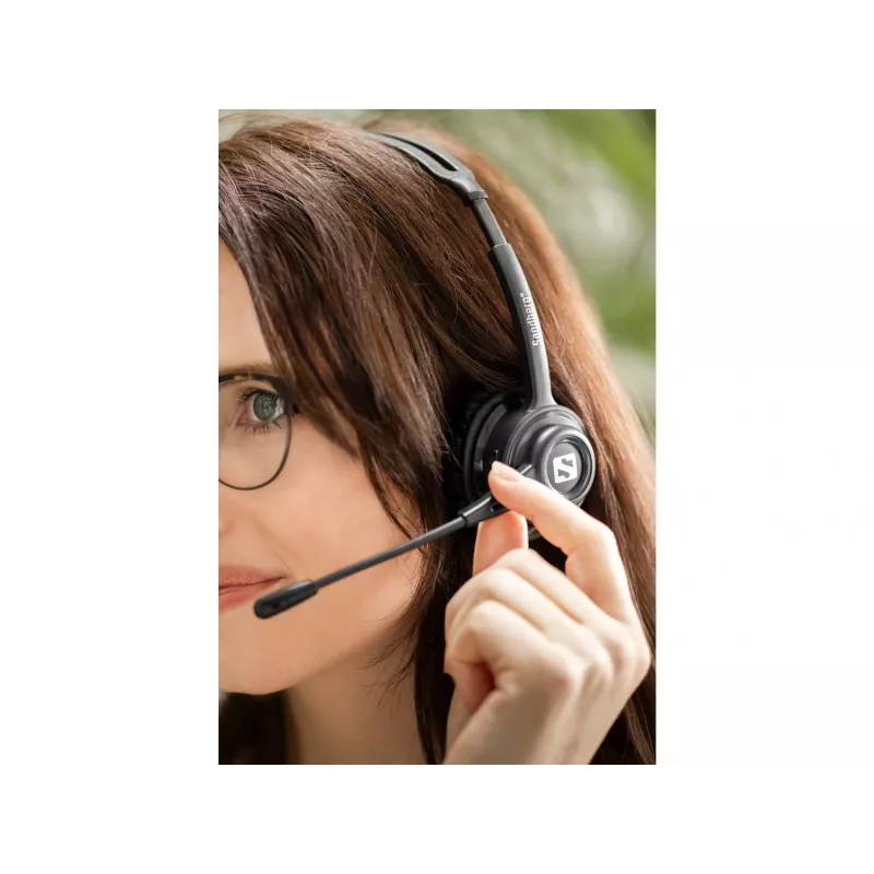 Sandberg Wireless Headset ANC+ENC belaidės ausinės, juodos