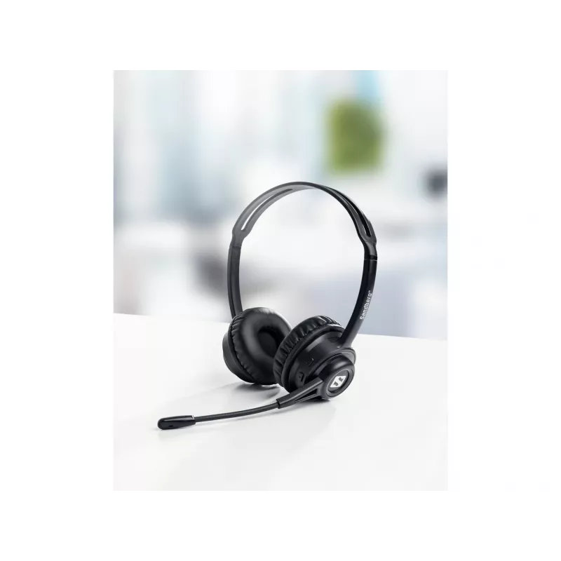Sandberg Wireless Headset ANC+ENC belaidės ausinės, juodos