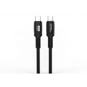 USB kabelis MicroConnect MC-USB4-CC80LQ-1 – USB4 Gen 3x2, 240W, 80 Gbps, 8K60Hz, silikoninis apvalkalas