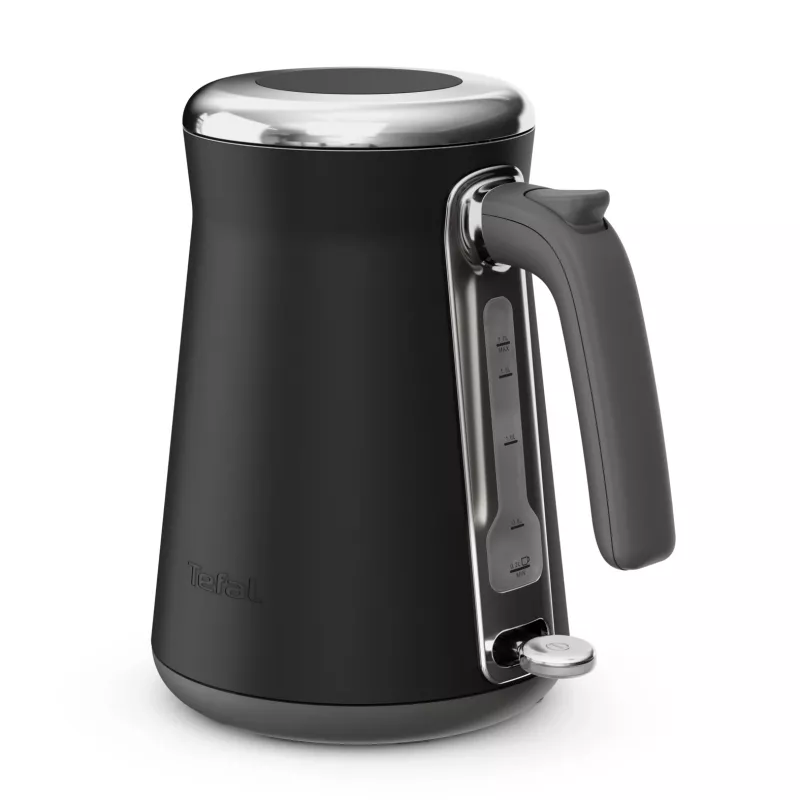 Elektrinis virdulys Tefal KI6668E0 – 1,7 L, 2400 W, nerūdijančio plieno korpusas, juodas