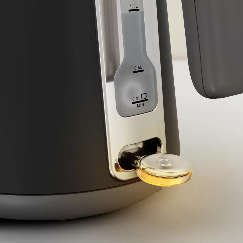 Elektrinis virdulys Tefal KI6668E0 – 1,7 L, 2400 W, nerūdijančio plieno korpusas, juodas
