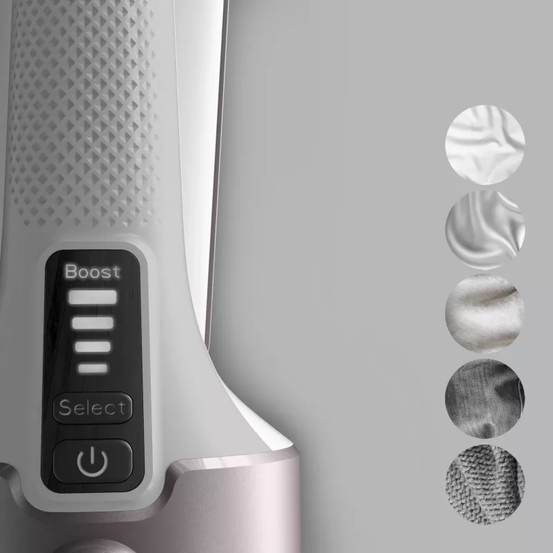 Tefal Pure Force DT8765E0 nešiojamasis garų lygintuvas 0,18 L 1800 W juoda, cinamono spalva
