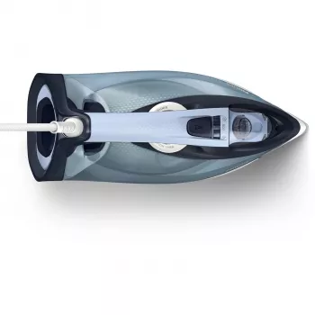 Lyginimo lygintuvas Philips DST7020/20 — 2800 W, SteamGlide Plus padas, 50 g/min nuolatinis, 250 g/min stiprinimas, 0,3 L talpa, mėlyna