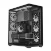 MODECOM Volcano SPACE XL ARGB Full Tower korpusas – E-ATX, grūdintas stiklas, ARGB, iki 440 mm GPU