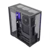 MODECOM Volcano SPACE XL NF pilno bokšto korpusas juodas, grūdintas stiklas, ARGB, micro-ATX, iki 44 cm GPU, 3×3,5 colio / 4×2,5 colio vietos, USB-A 2×, USB-C 1×
