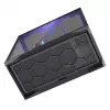 MODECOM Volcano SPACE XL NF pilno bokšto korpusas juodas, grūdintas stiklas, ARGB, micro-ATX, iki 44 cm GPU, 3×3,5 colio / 4×2,5 colio vietos, USB-A 2×, USB-C 1×
