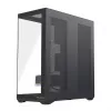 MODECOM Volcano SPACE XL NF pilno bokšto korpusas juodas, grūdintas stiklas, ARGB, micro-ATX, iki 44 cm GPU, 3×3,5 colio / 4×2,5 colio vietos, USB-A 2×, USB-C 1×