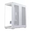 MODECOM Volcano SPACE XL FULL TOWER NF White — ARGB, grūdintas stiklas, 8 išplėtimo lizdai, iki 440 mm GPU