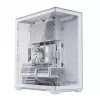 MODECOM Volcano SPACE XL FULL TOWER NF White — ARGB, grūdintas stiklas, 8 išplėtimo lizdai, iki 440 mm GPU