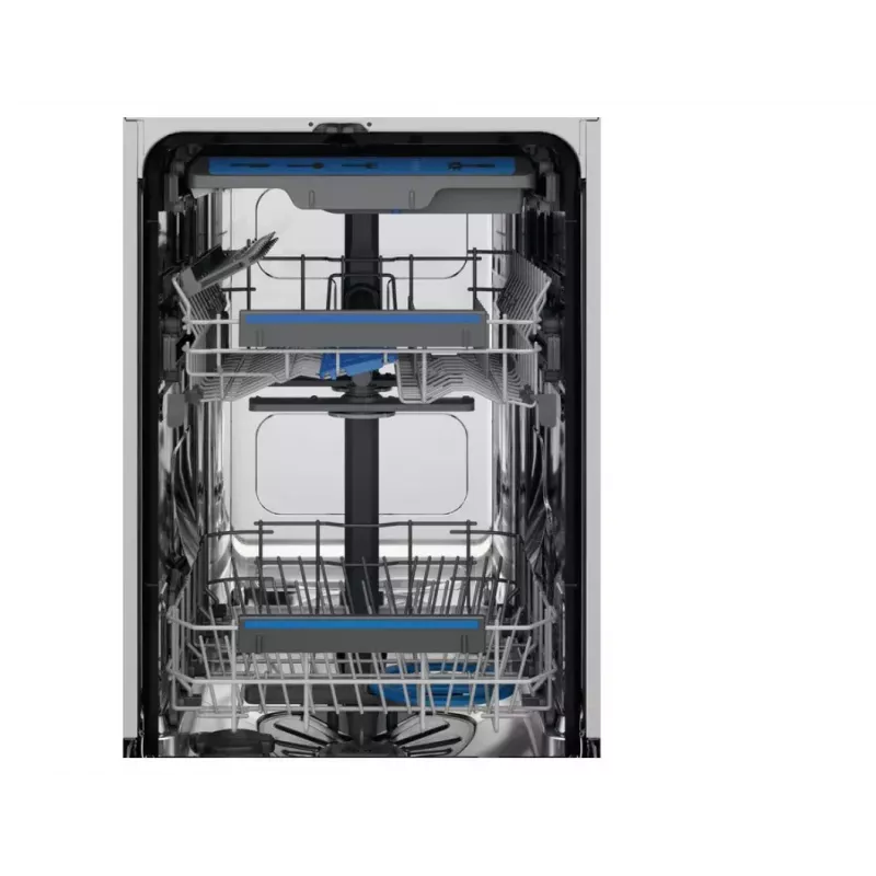 Įmontuojamas indaplovė Electrolux EEM43211L, siaura 45 cm, 10 komplektų, 44 dB, 8 programų, AirDry