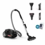 Cilindrinis dulkių siurblys Philips XD6142/12 — 900 W, 4 L dulkių maišas, HEPA filtras, juodas
