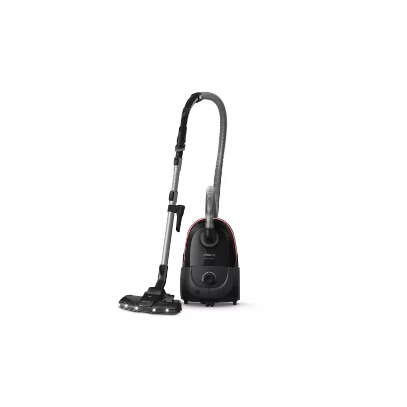 Cilindrinis dulkių siurblys Philips XD6142/12 — 900 W, 4 L dulkių maišas, HEPA filtras, juodas