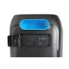 Garsiakalbių sistema BLAUPUNKT PB60X — 120W RMS, Bluetooth A2DP, FM, LED ekranas, 7000mAh baterija, 18h, AUX, nuotolinio valdymo pultas, 568×322×321 mm