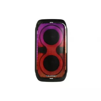 Garsiakalbių sistema BLAUPUNKT PB60X — 120W RMS, Bluetooth A2DP, FM, LED ekranas, 7000mAh baterija, 18h, AUX, nuotolinio valdymo pultas, 568×322×321 mm