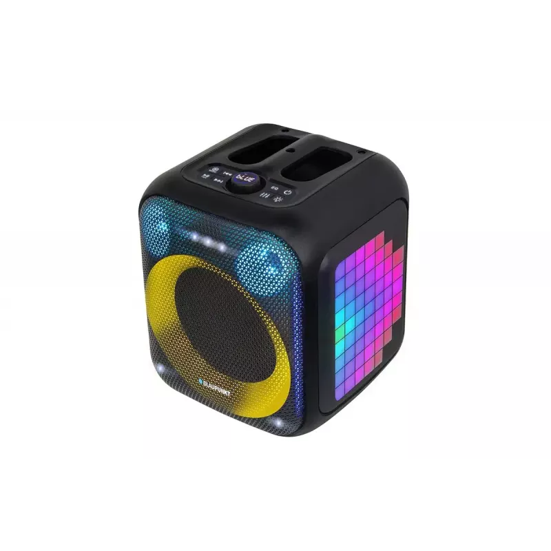 Patalpų/lauko garsiakalbių sistema BLAUPUNKT PB6LED — 40 W RMS, Bluetooth, FM, MicroSD, LED ekranas, 4500 mAh baterija