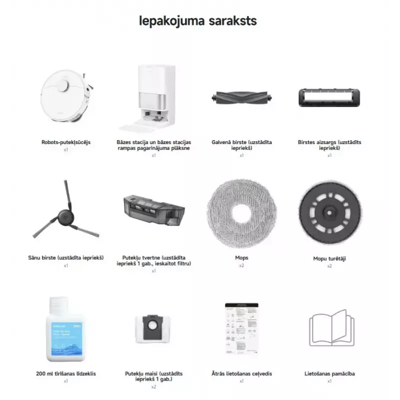 Robotinis dulkių siurblys Dreame L10S ULTRA GEN3 Baltas