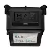 Vandens aušintuvas ASUS MAX GAMING LC 360 ARGB LCD — 360 mm radiatorius, 120 mm ventiliatoriai, palaiko AM4/AM5/LGA1700, juodas
