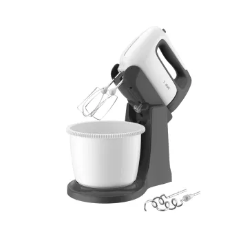 Tefal PrepMix+ HT464138 rankinis plaktuvas su stovu ir dubeniu 500 W pilkai baltas