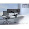 Multibrackets M Deskmount Gas Spring Dual Black – Dviejų monitorių laikiklis su dujine spyruokle