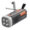 Marmitek RESQ 200 – Sukimo radijas, nešiojamas, analoginis ir skaitmeninis, DAB, DAB+, FM, 87,5–108 MHz, 170–240 MHz, 3 W