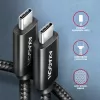 USB-C į USB-C laidas AXAGON BUCM4X-CM05AB — USB4 Gen 3x2, 40 Gbit/s, 240 W, 0,5 m, juodas